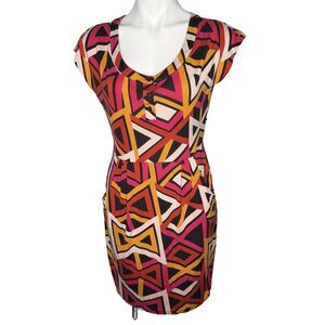 Diane von Furstenberg Silk Jersey Dress 8 Modern Maximalism Curated Chaos
